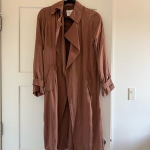 Women's Brown/Red Rust Trench Coat